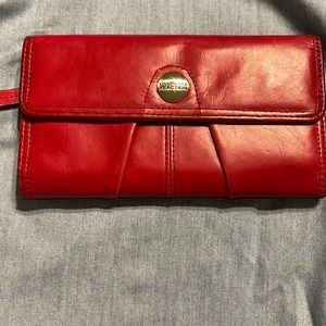 Kenneth Cole Reaction Red leather wallet